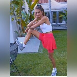 FP Movement by Free People Ballet All Day skort in a coral size medium